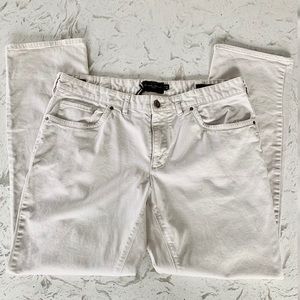 Black Brown 1826 Tailored Fit Off White Jeans